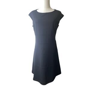 Gap Women’s Sleeveless Zip Back Stretch Above Knee A-Line Dress Size 8P Black